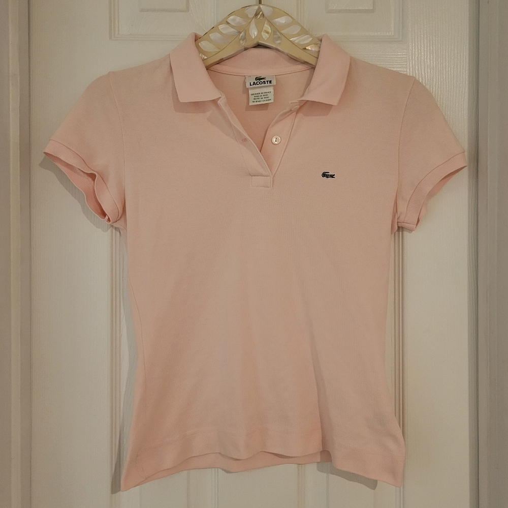 Lacoste Pink Polo